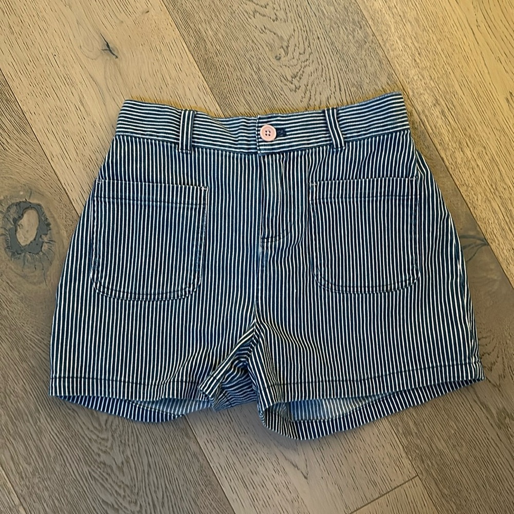 Boden pinstripe shorts